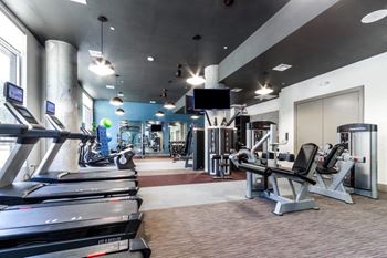 Fitness center equipments